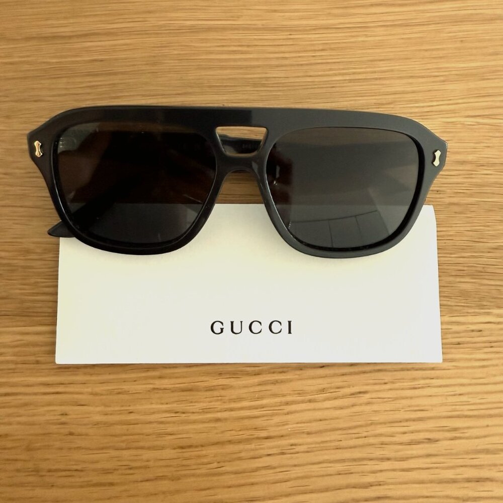 NWT Gucci Aviator Sunglasses - GG1263S 001 UNISEX